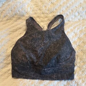 lululemon athletica Black and Gray Sports Bra